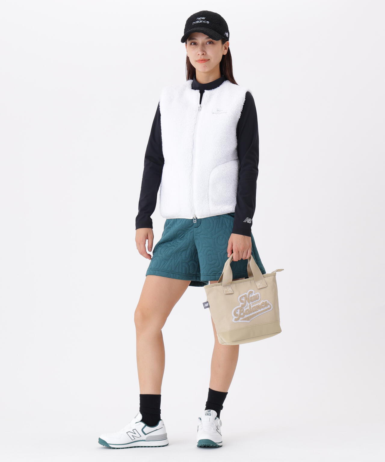 スムース両面ピーチ 長袖 モックネック プルオーバー (WOMENS)