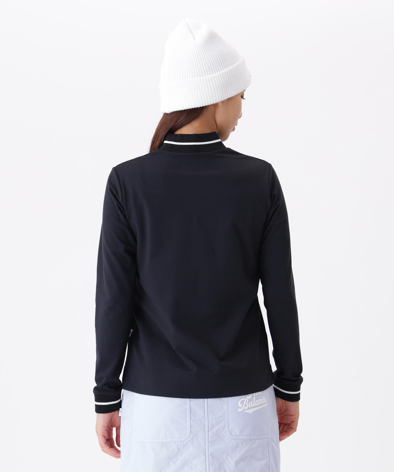 長袖 モックネック プルオーバー (WOMENS)