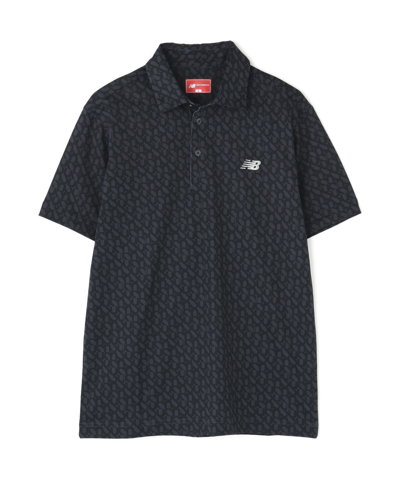 ロゴジオメトリック柄 半袖 カラーシャツ (MENS)