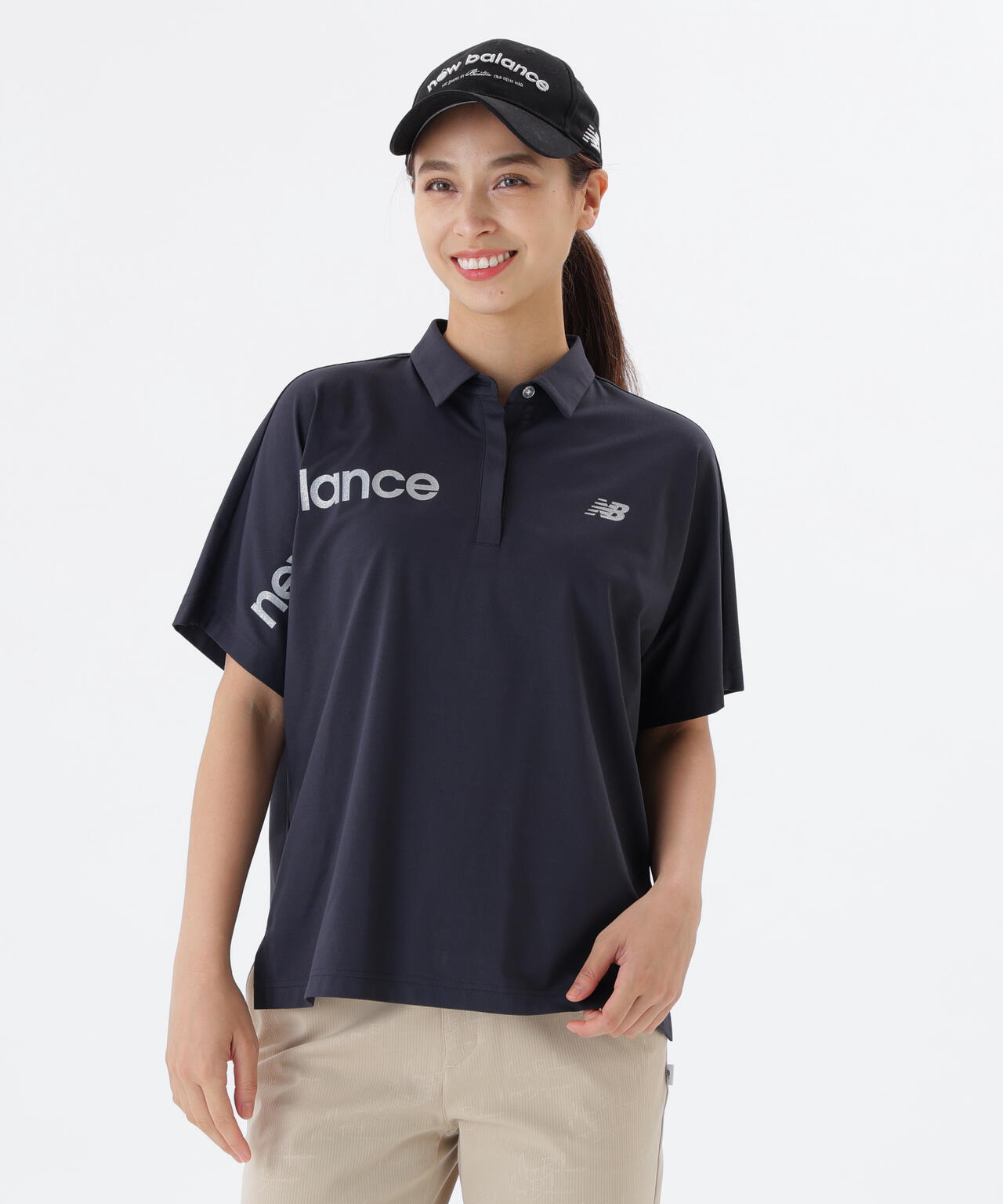 UV ハーフスリーブ カラーシャツ (WOMENS)