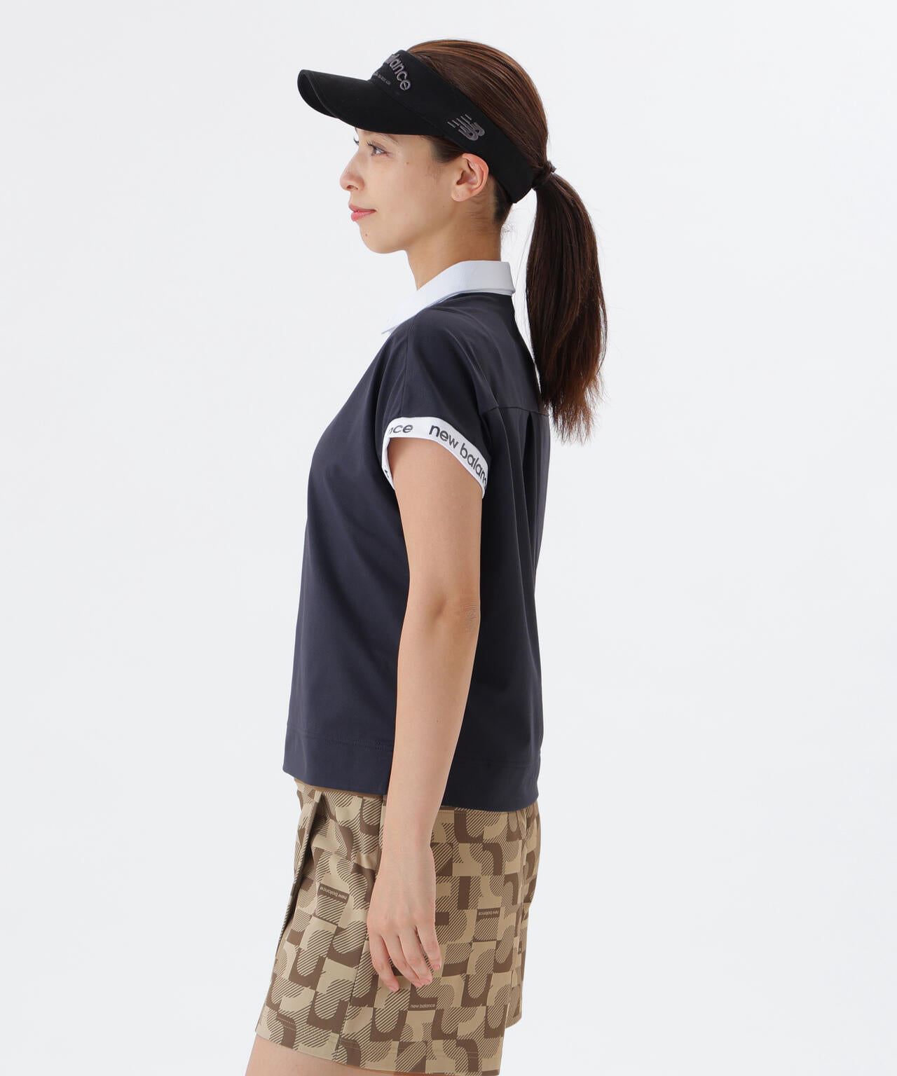 UV フレンチスリーブ カラーシャツ (WOMENS)