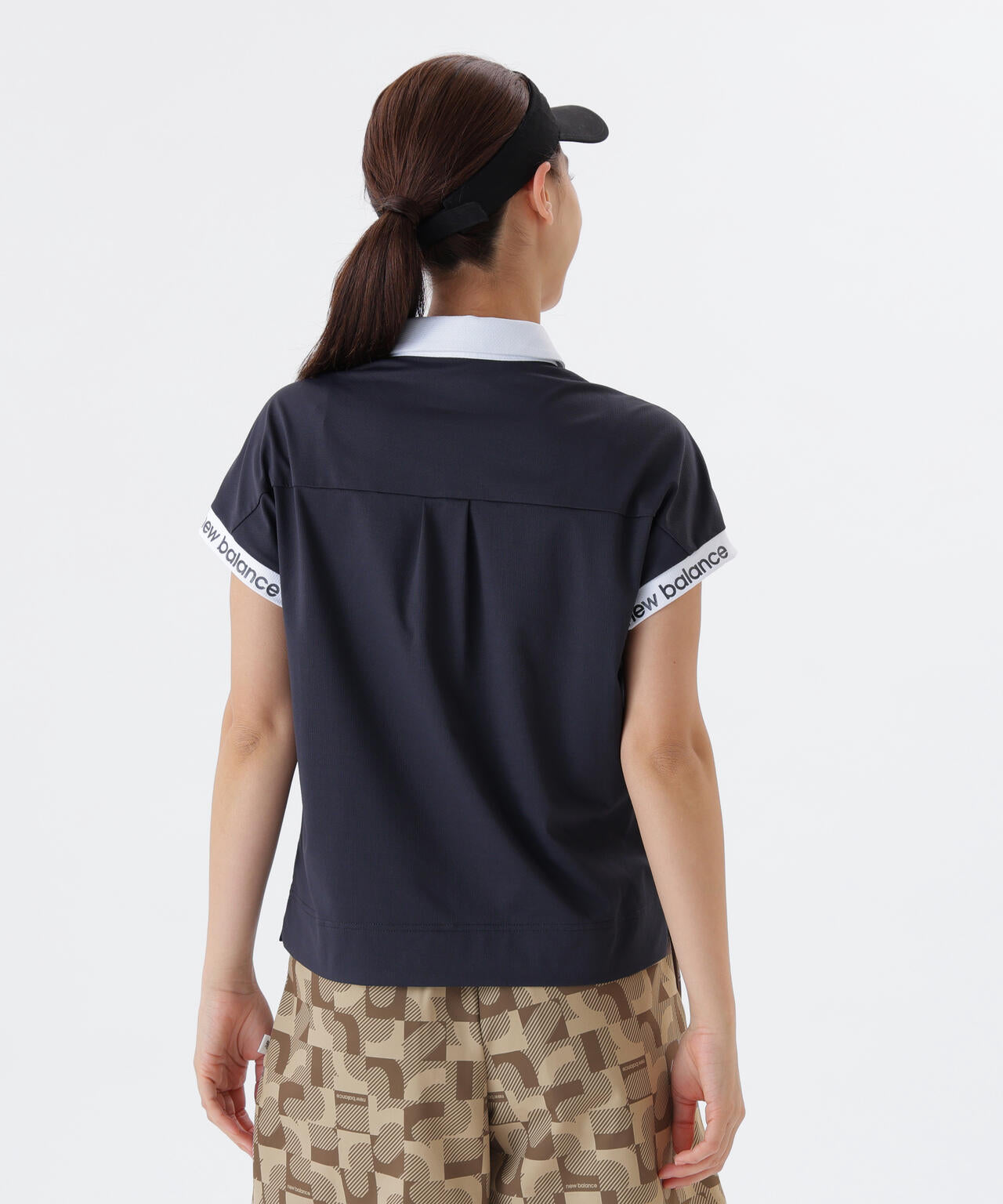 UV フレンチスリーブ カラーシャツ (WOMENS)