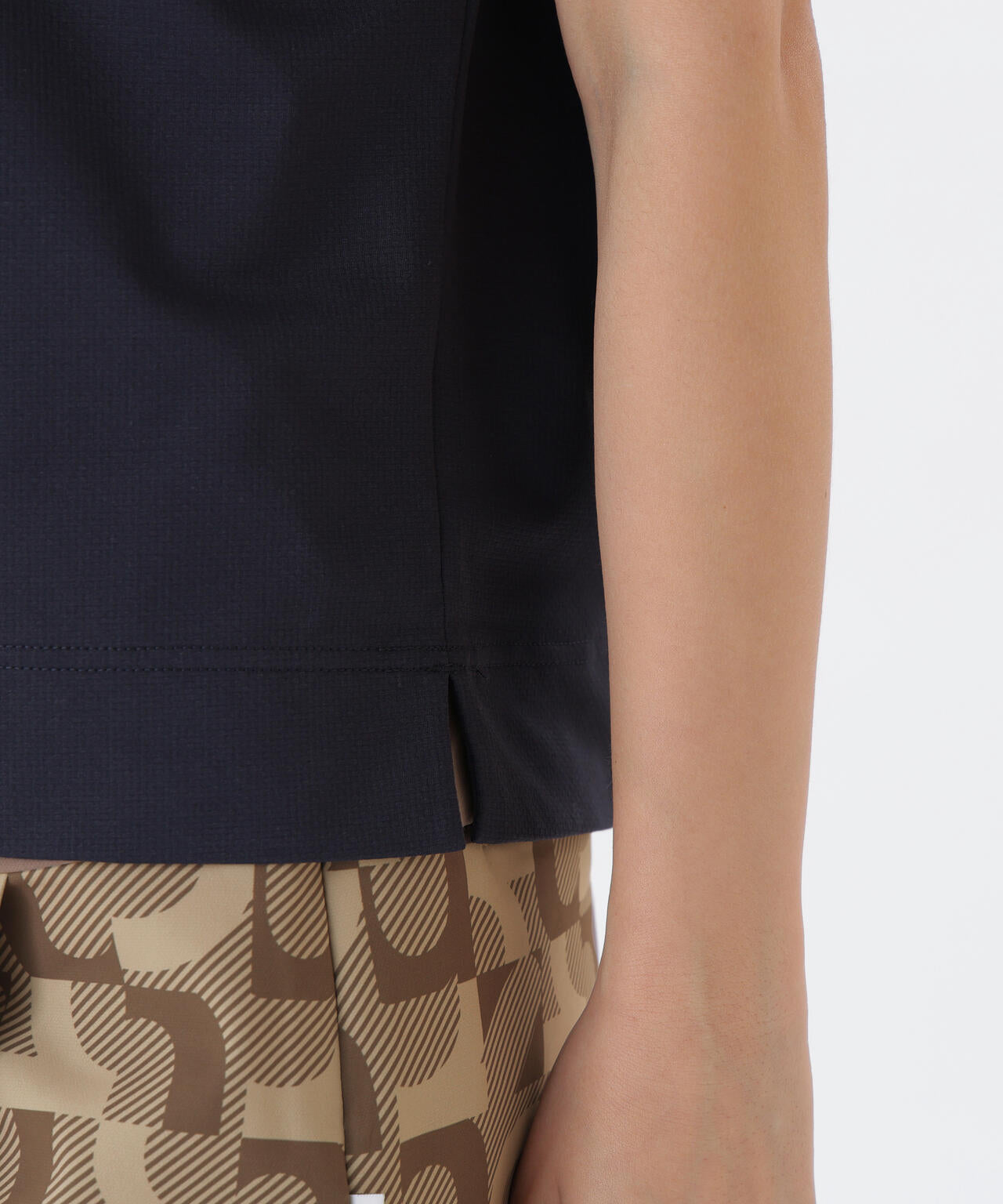 UV フレンチスリーブ カラーシャツ (WOMENS)