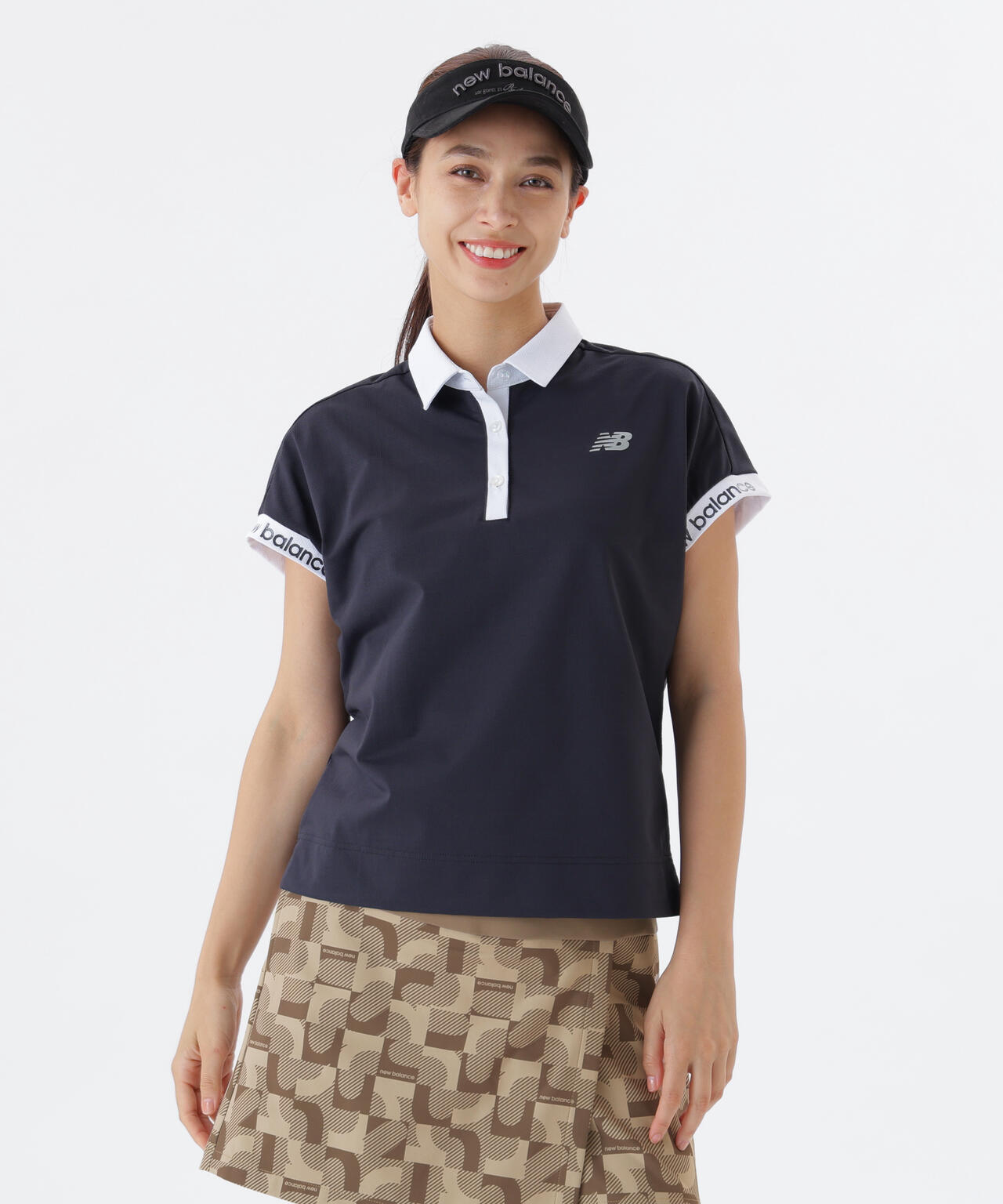 UV フレンチスリーブ カラーシャツ (WOMENS)