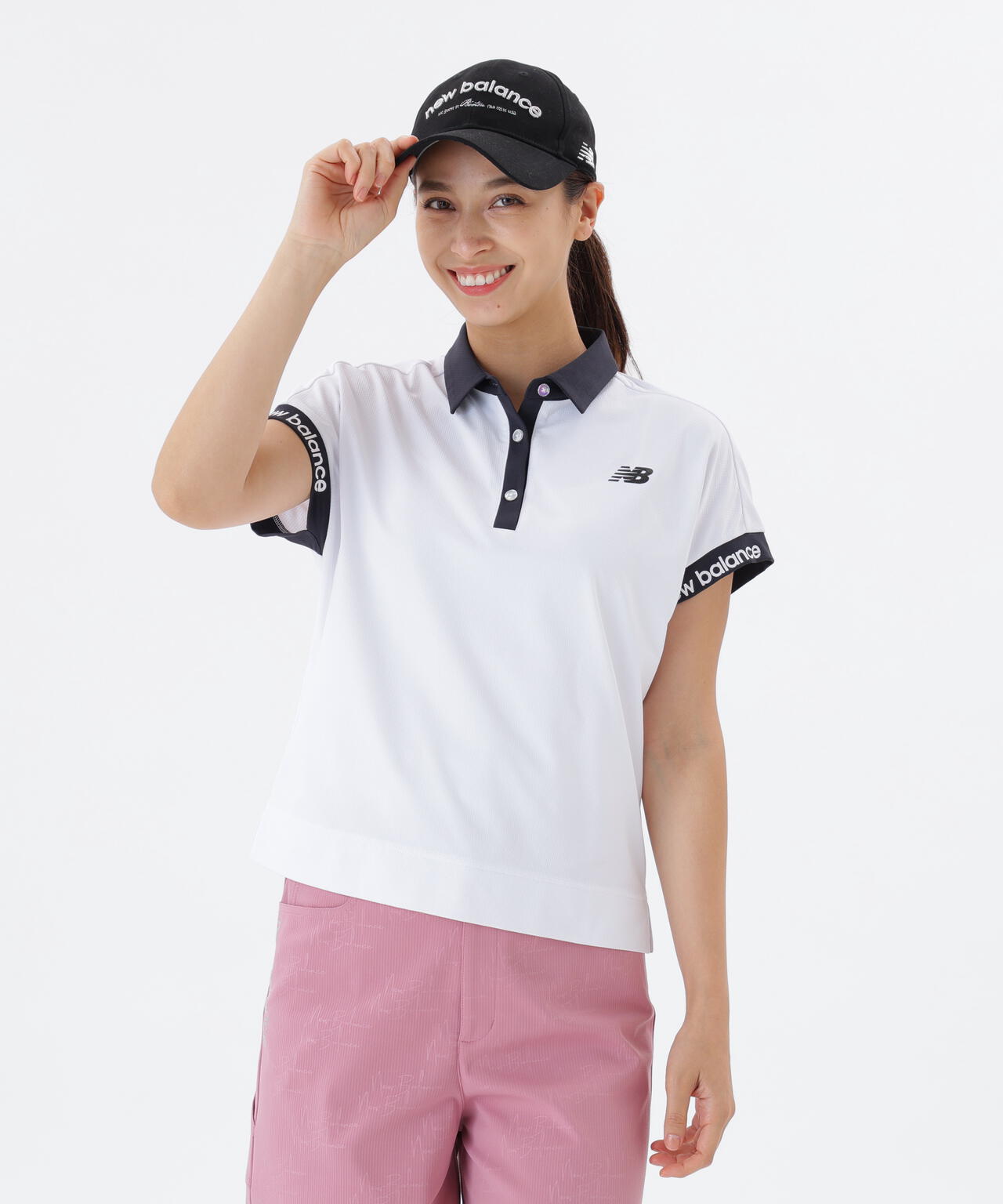 UV フレンチスリーブ カラーシャツ (WOMENS)