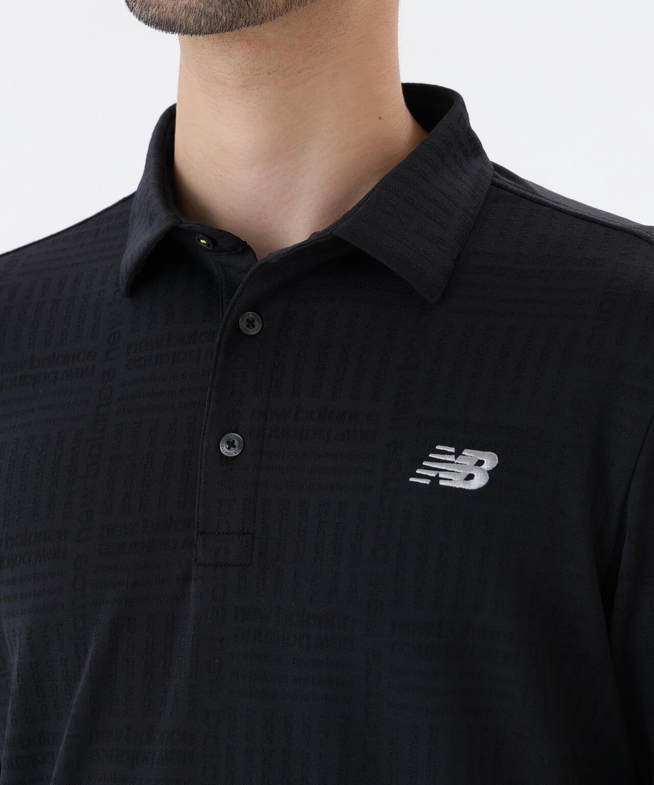 ロゴグレンチェック柄 ストレッチ 長袖 カラーシャツ (MENS)