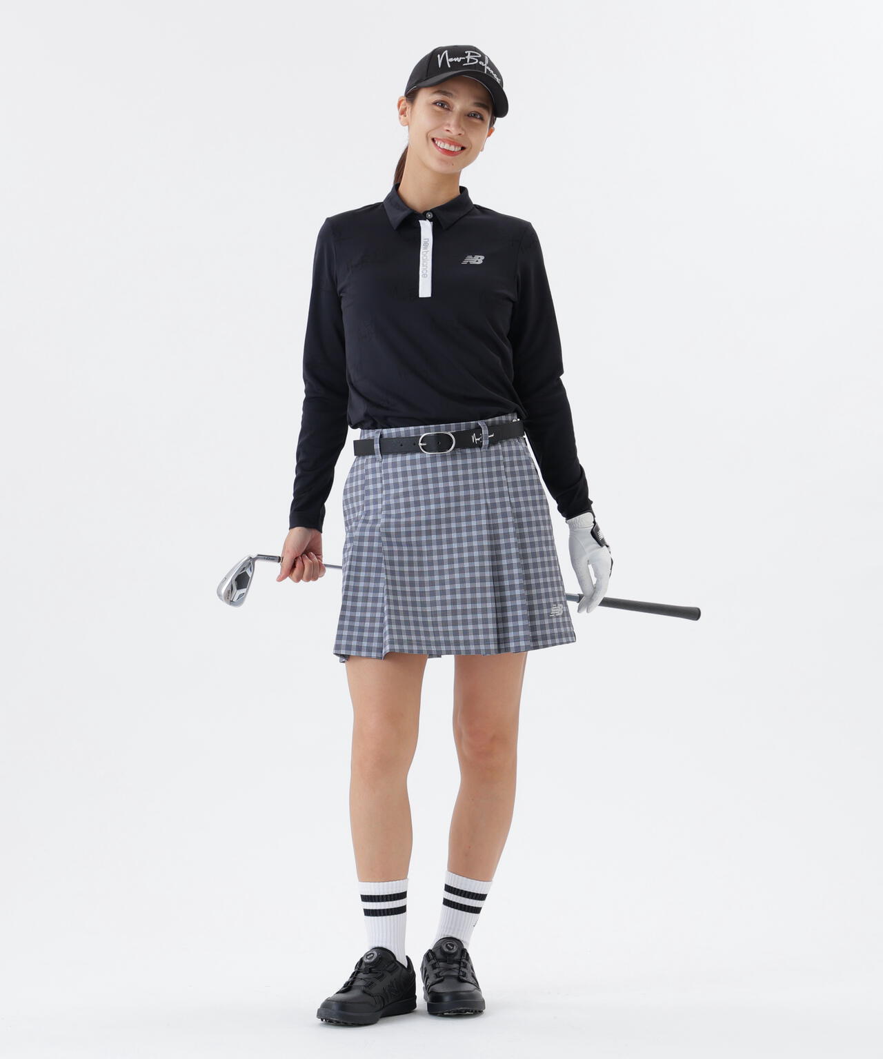 シグネチャーモノグラム柄 長袖 カラーシャツ (WOMENS)