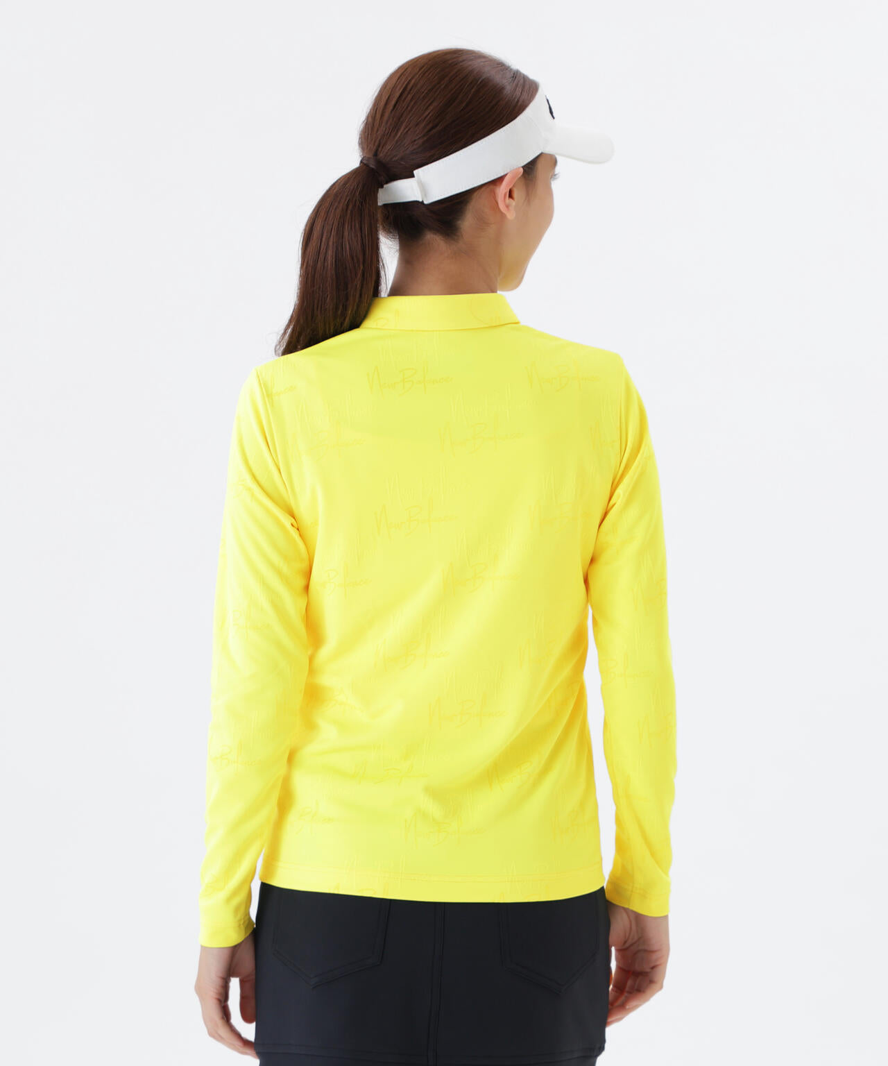 シグネチャーモノグラム柄 長袖 カラーシャツ (WOMENS)