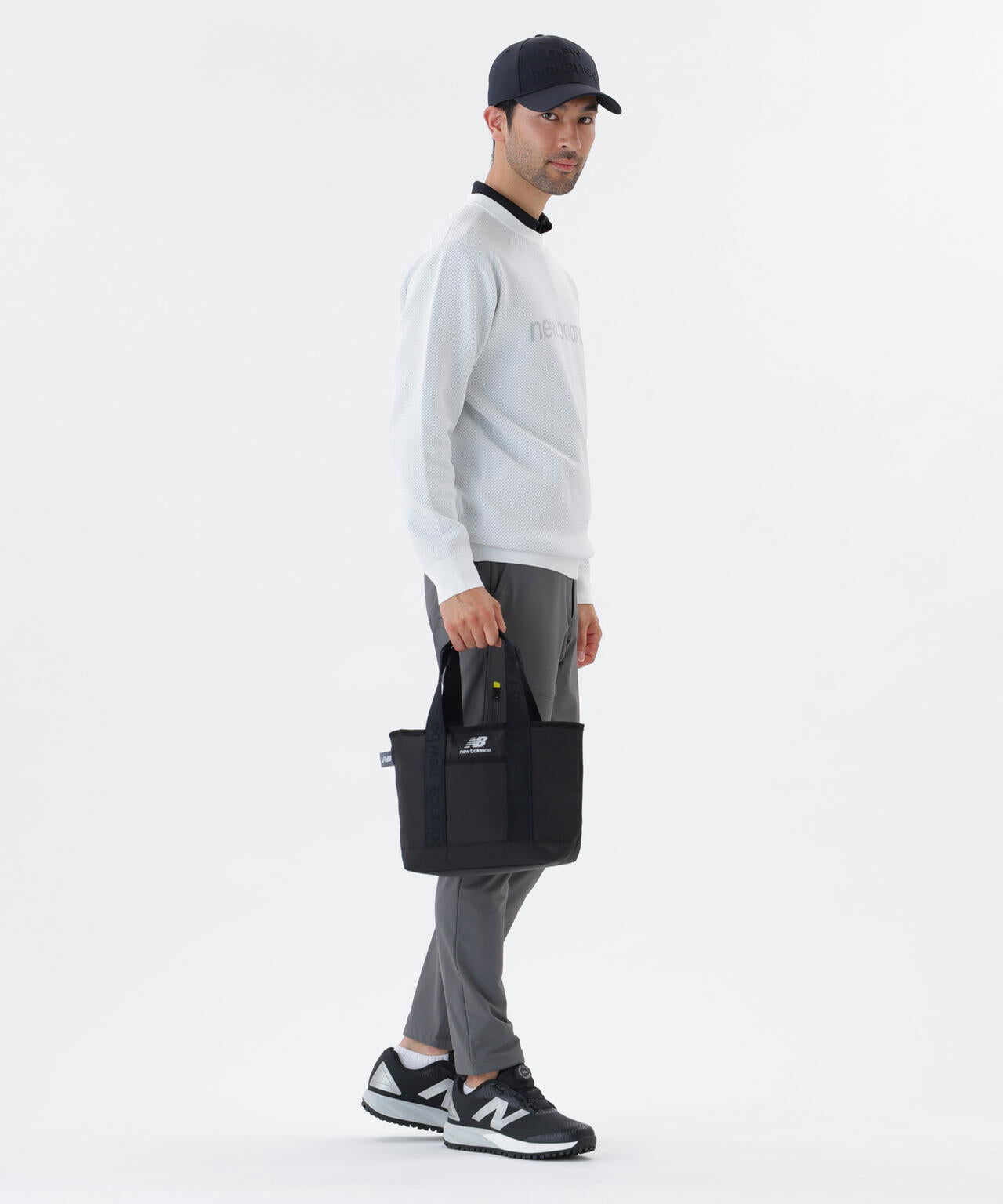 メッシュ クルーネック ニット プルオーバー (MENS)