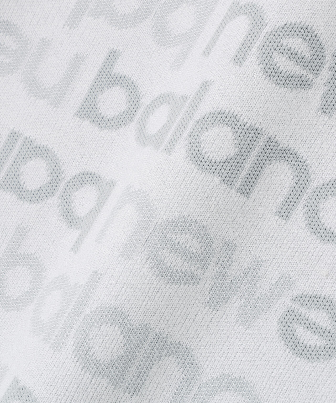 アップサイドダウンロゴボーダー 吸湿発熱 クルーネック ニット プルオーバー (MENS)