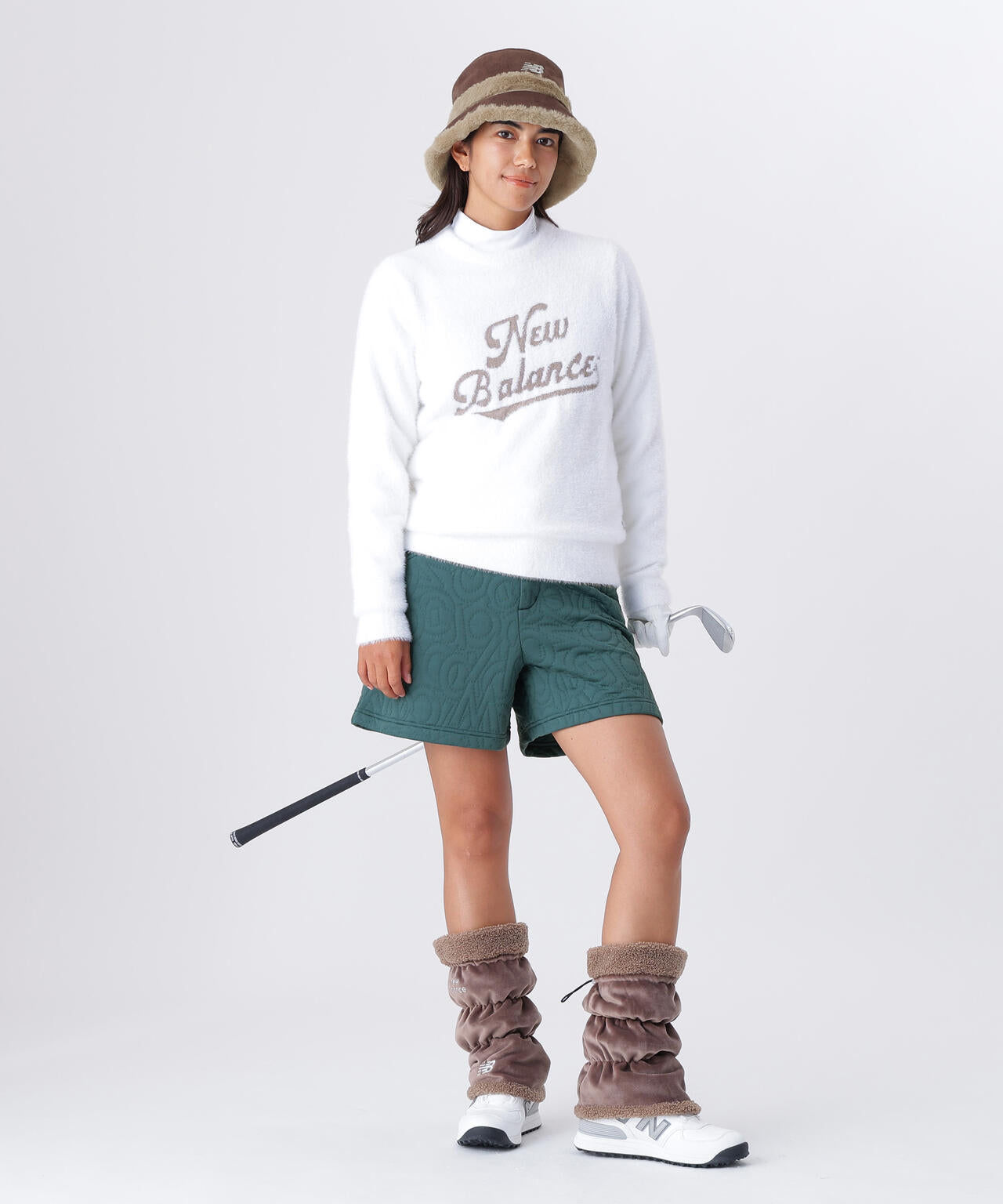 スクリプトロゴ フェザーヤーン クルーネック ニット プルオーバー (WOMENS)