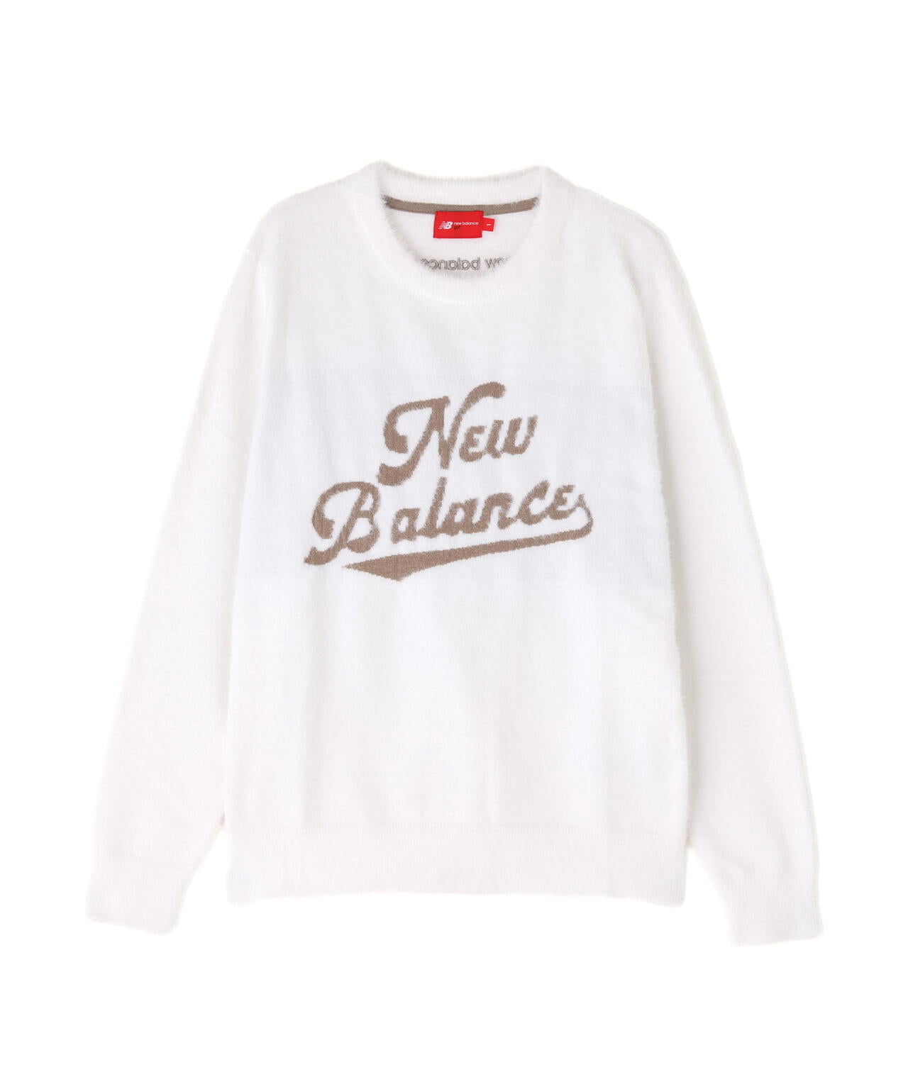 スクリプトロゴ フェザーヤーン クルーネック ニット プルオーバー (WOMENS)