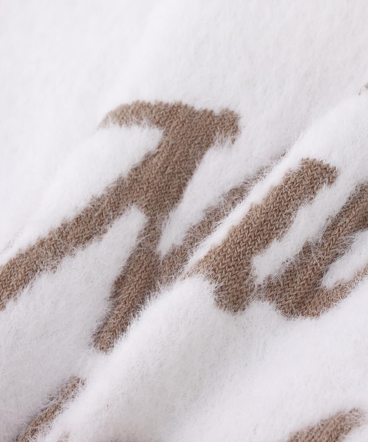 スクリプトロゴ フェザーヤーン クルーネック ニット プルオーバー (WOMENS)