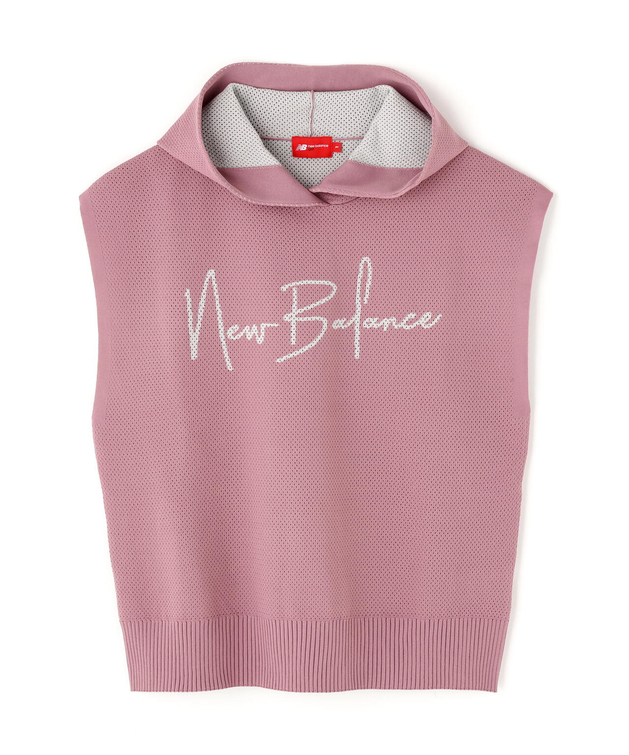 ニット スリーブレス フーディー (WOMENS)