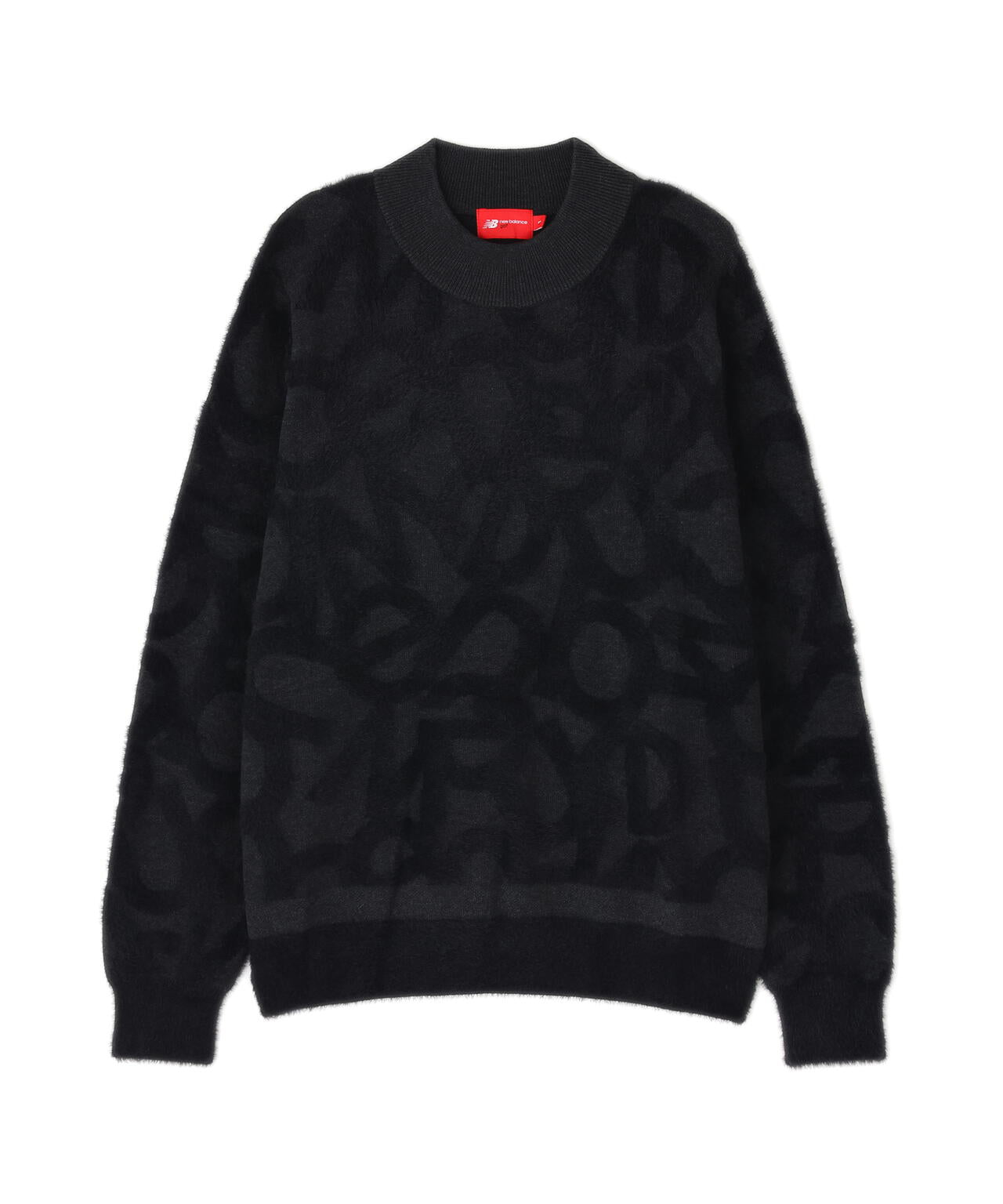 フローティングロゴ ハイネック ニット プルオーバー (WOMENS)