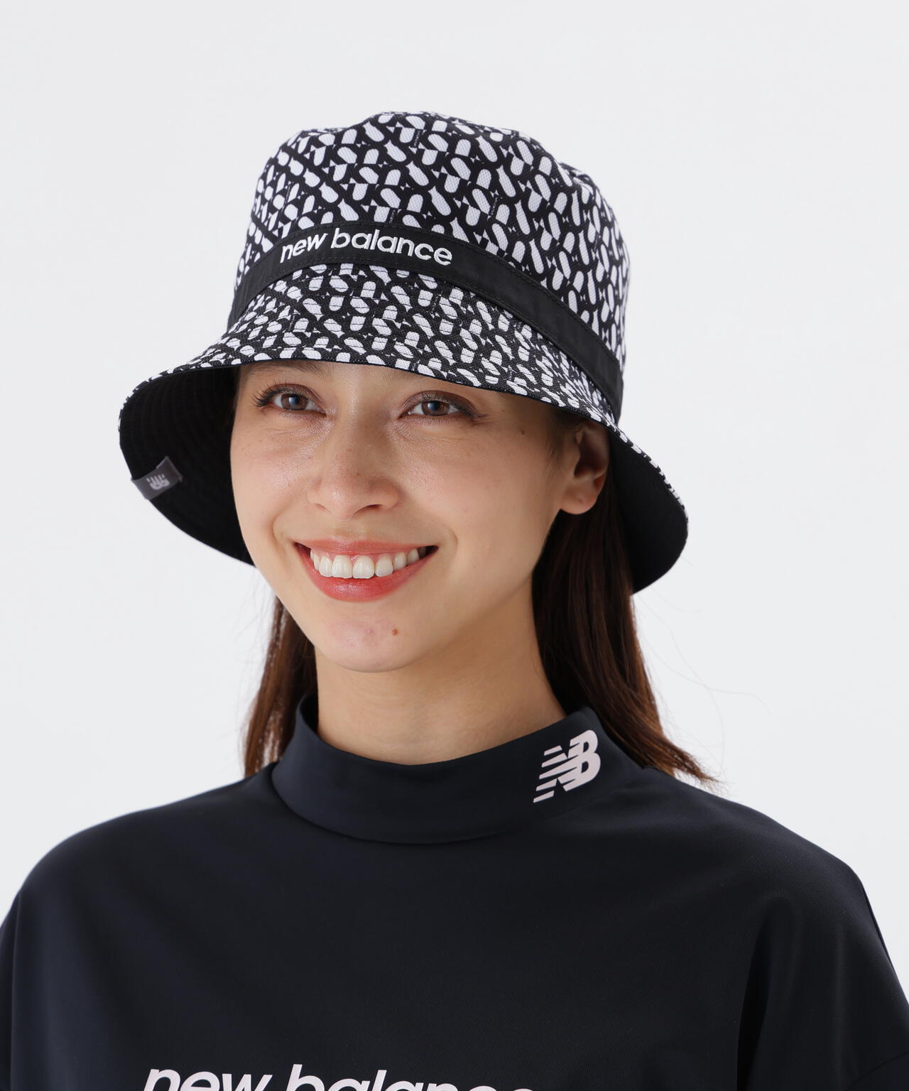 無地×ロゴジオメトリック リバーシブル仕様 バケットハット (UNISEX)