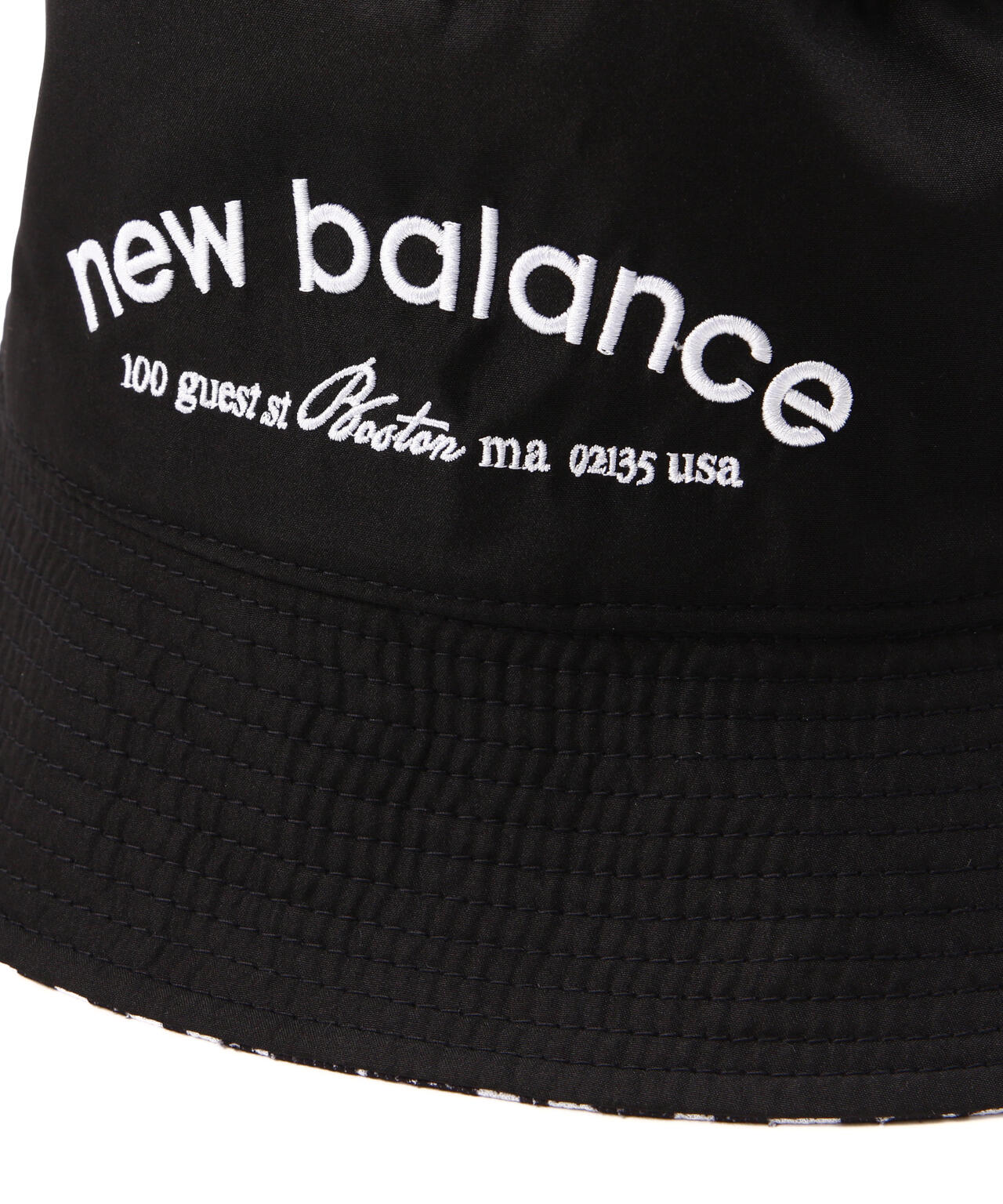 無地×ロゴジオメトリック リバーシブル仕様 バケットハット (UNISEX)