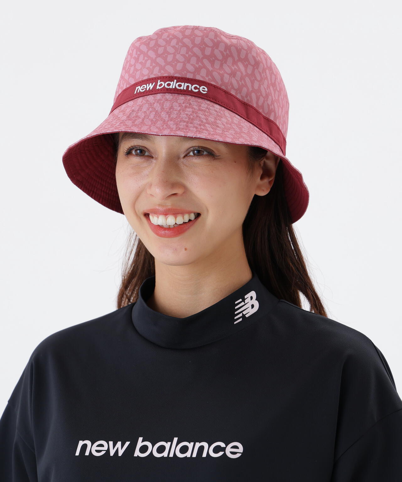 無地×ロゴジオメトリック リバーシブル仕様 バケットハット (UNISEX)