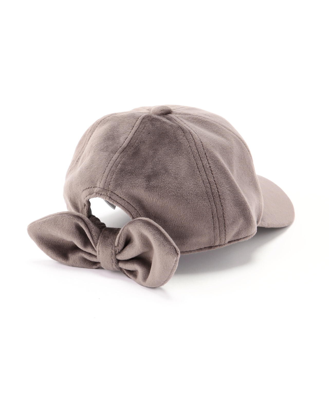 りぼん脱着 6パネルキャップ (WOMENS)