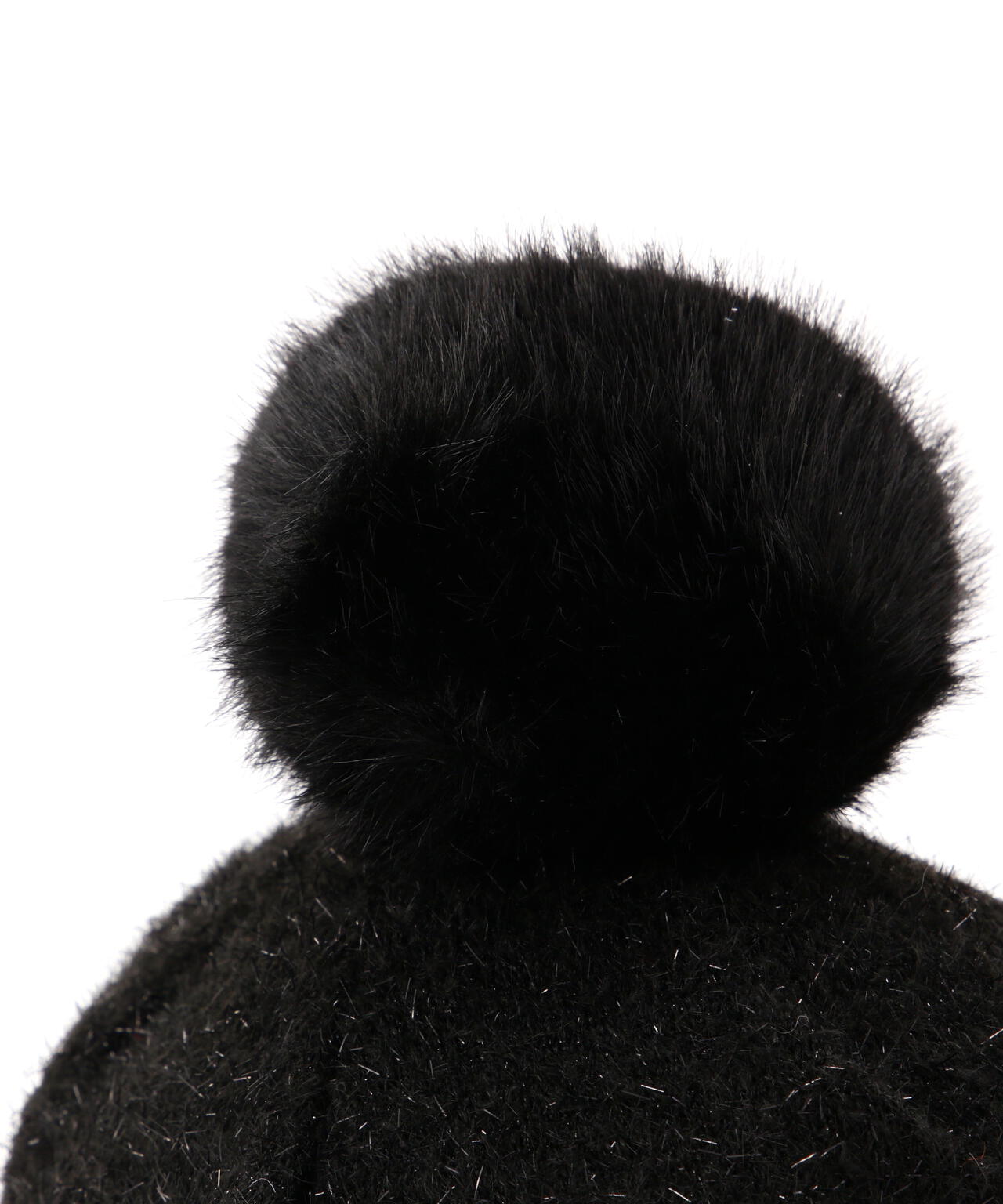 ボンボン ラメ ブリムビーニー (WOMENS)