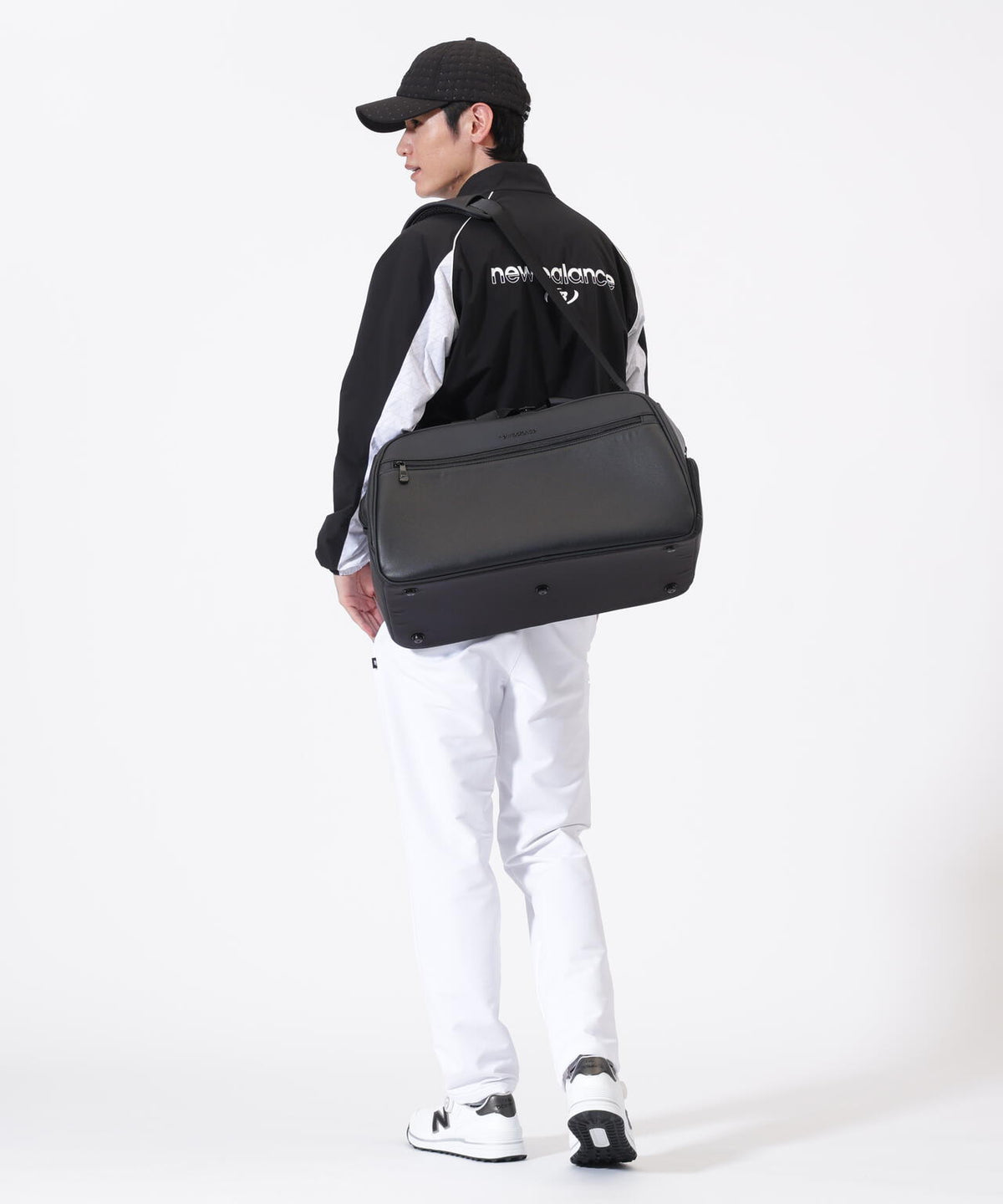 シューズインポケット付き ボストンバッグ (UNISEX)