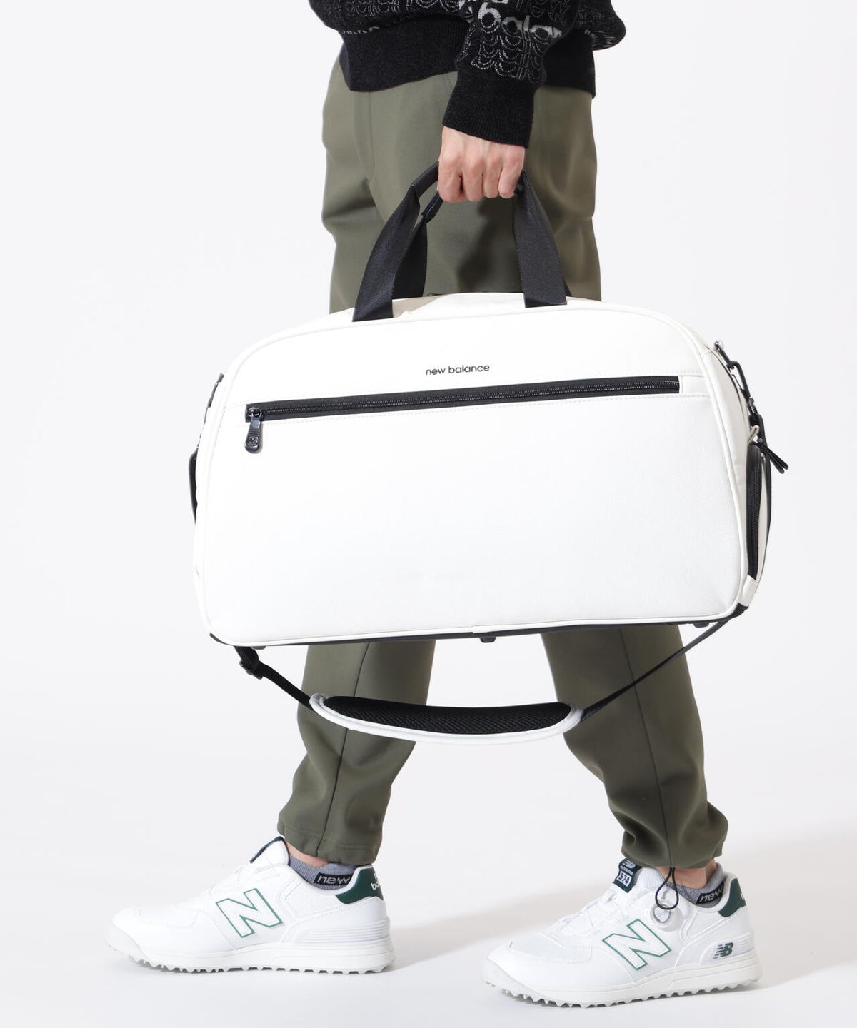 シューズインポケット付き ボストンバッグ (UNISEX)