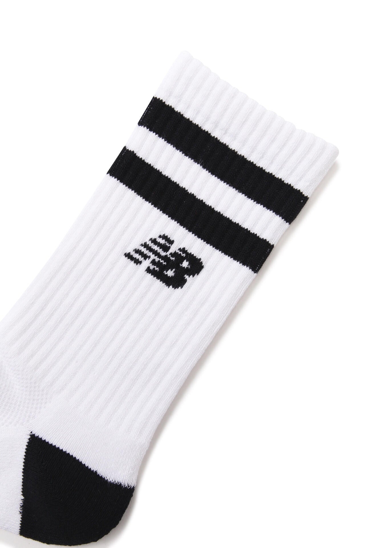 二本ライン×ロゴ ミドルソックス (MENS)