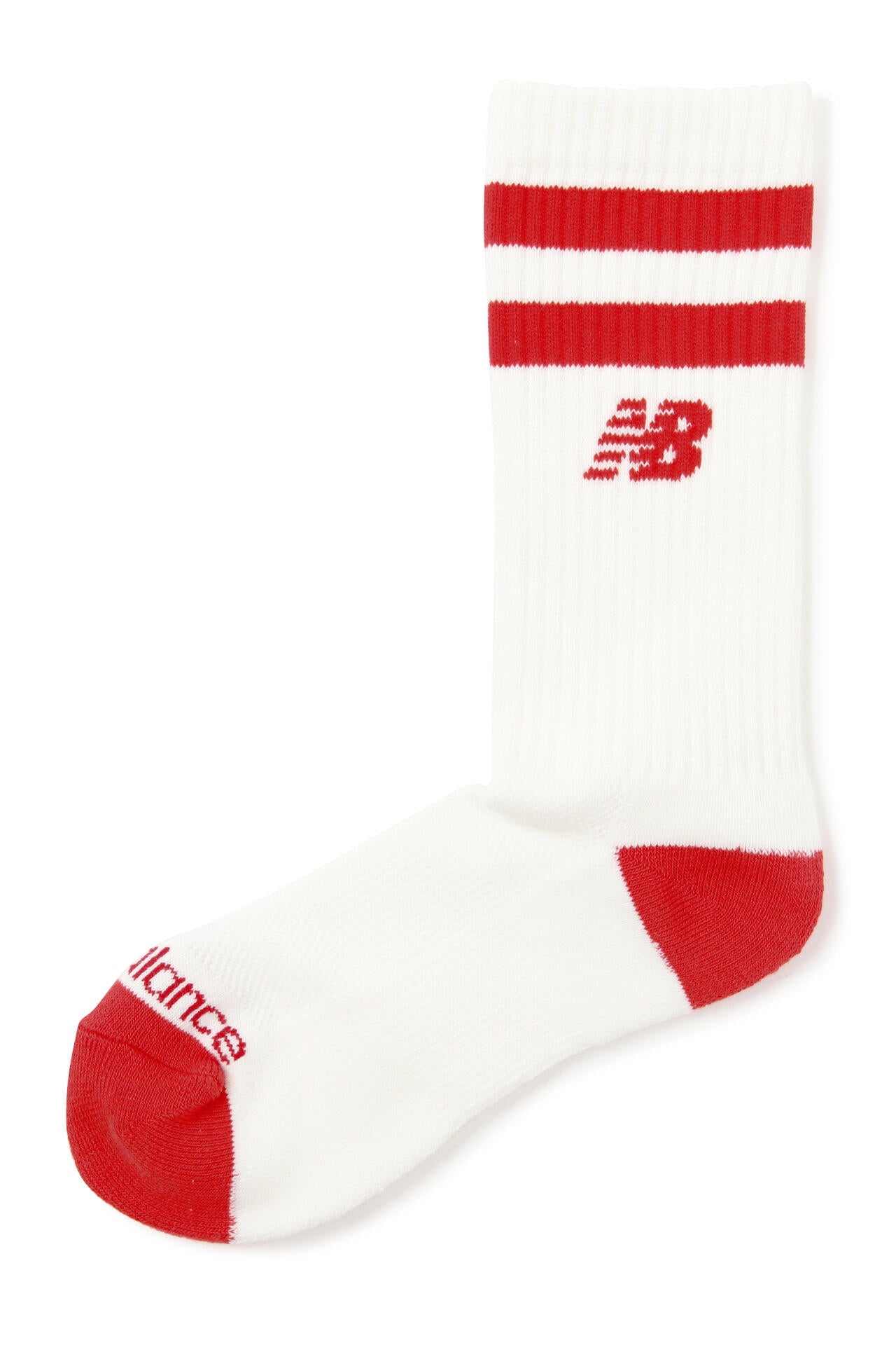 抗菌防臭 ラインNBロゴ ミドルソックス (WOMENS)