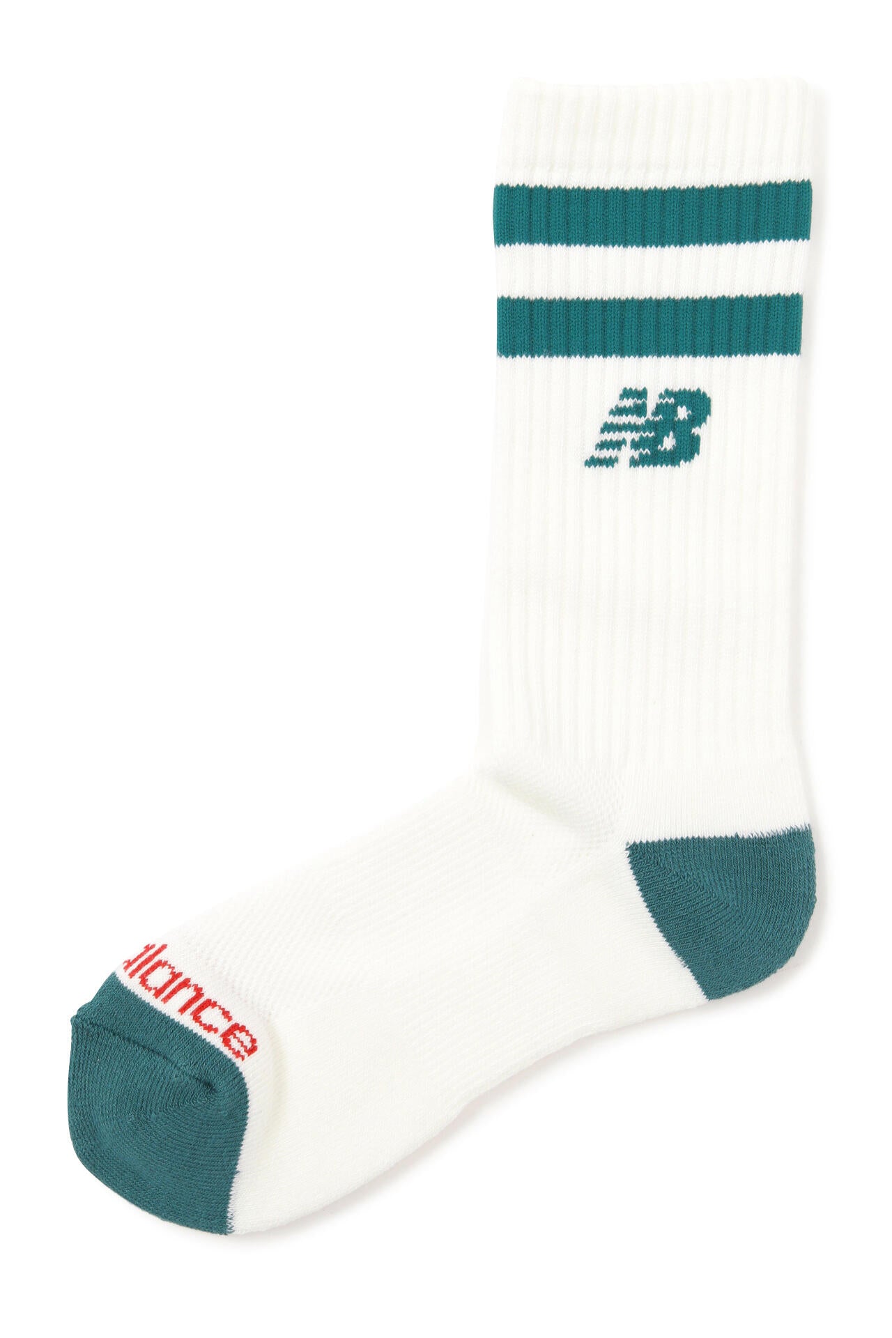 抗菌防臭 ラインNBロゴ ミドルソックス (WOMENS)