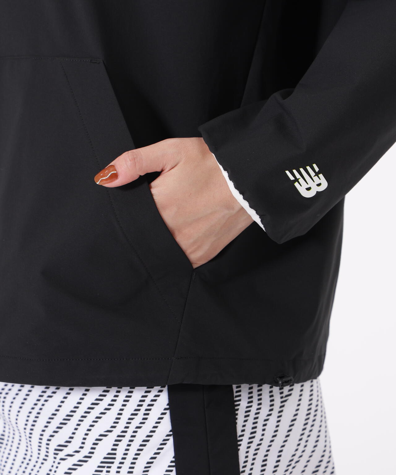 袖脱着 2WAY ハーフジップ プルオーバー フーディー (WOMENS)