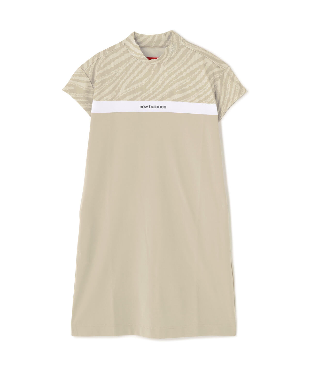 半袖 モックネック ワンピース (WOMENS)