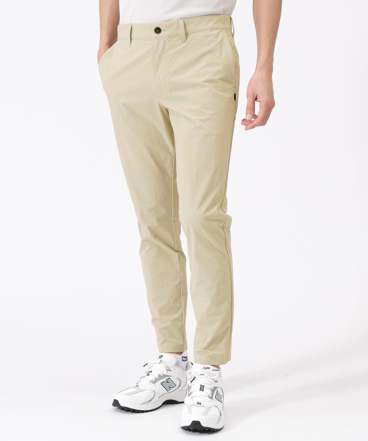 接触冷感 テーパード ロングパンツ (MENS)