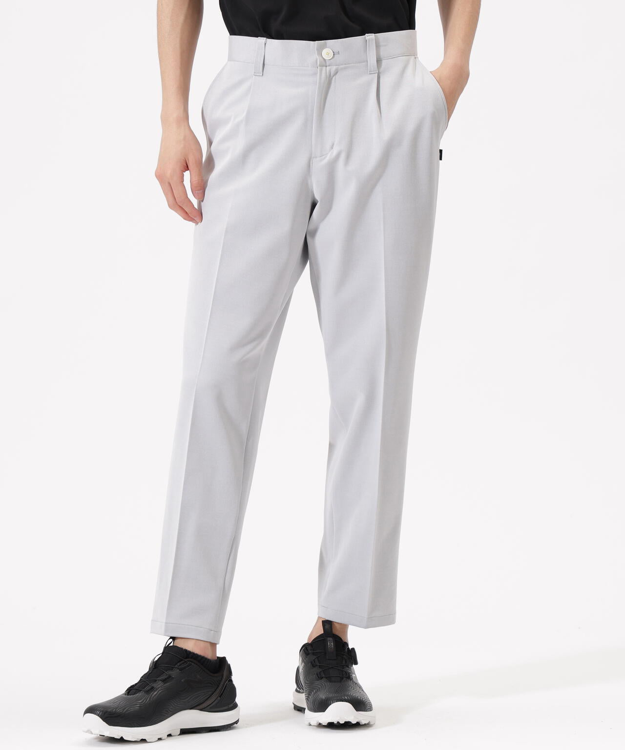ワンタック ワイド ロングパンツ (MENS)