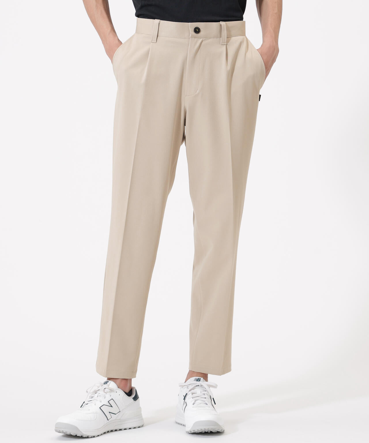 ワンタック ワイド ロングパンツ (MENS)