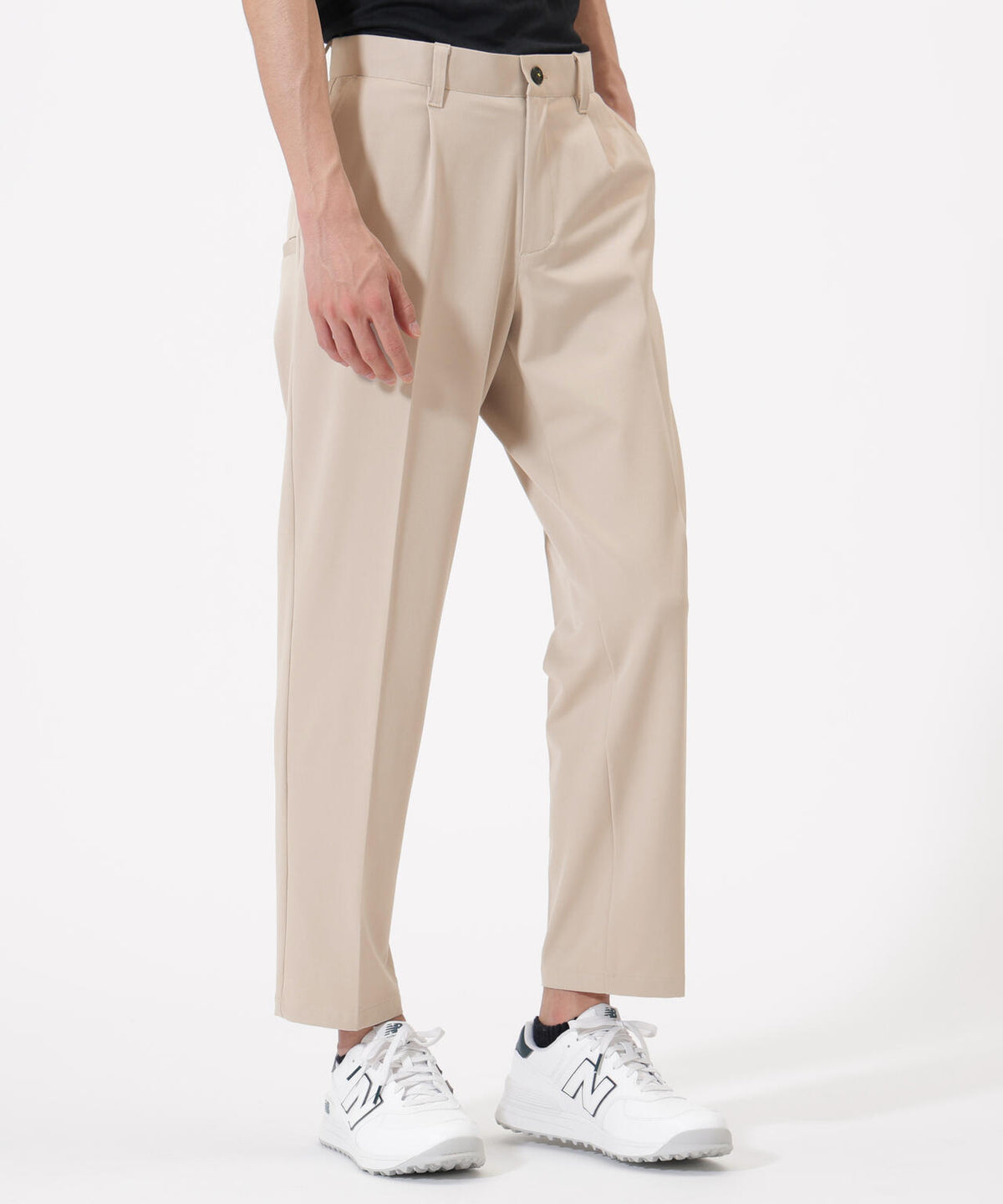 ワンタック ワイド ロングパンツ (MENS)