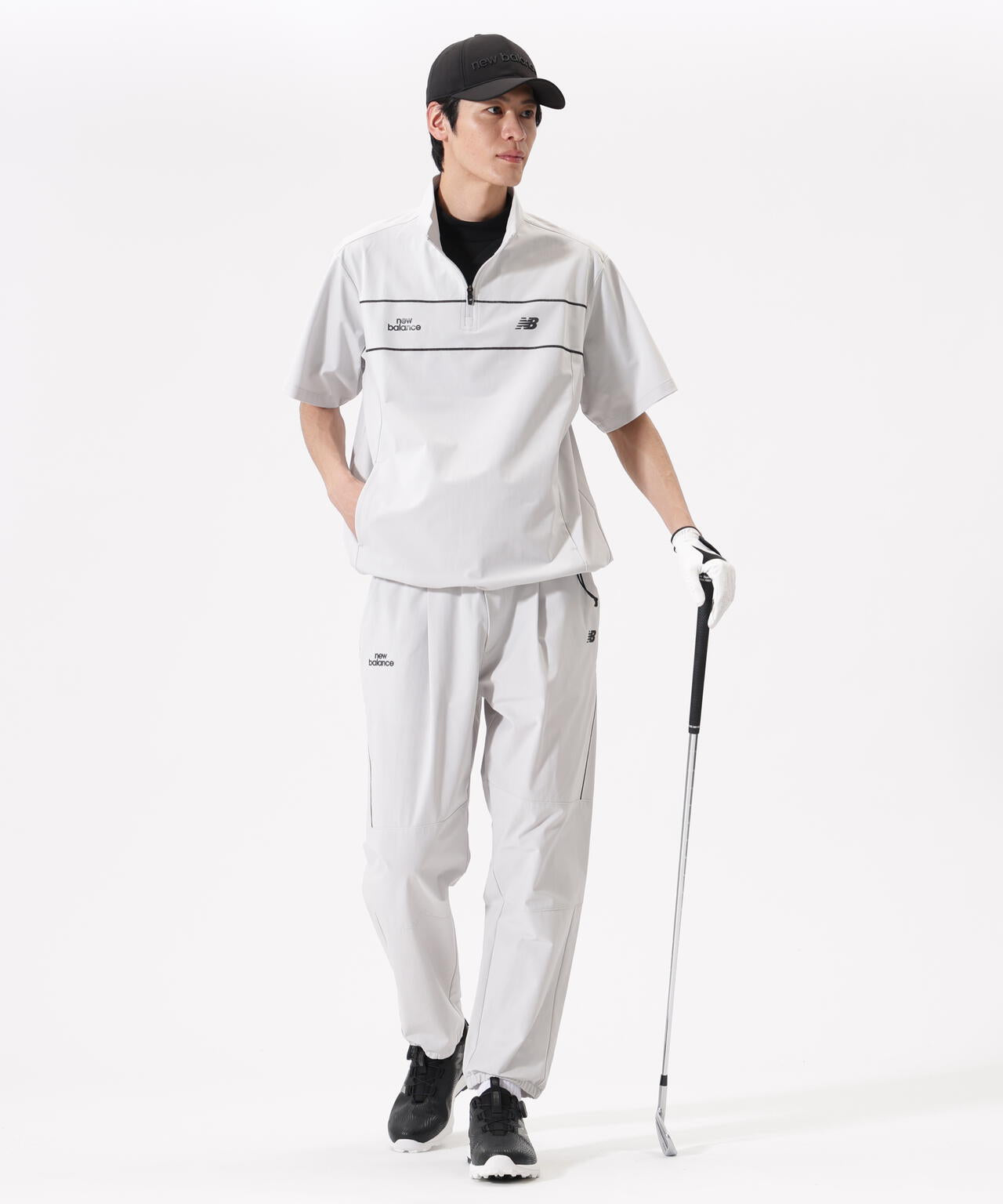 ジャージー ワイド ジョガーパンツ (MENS)