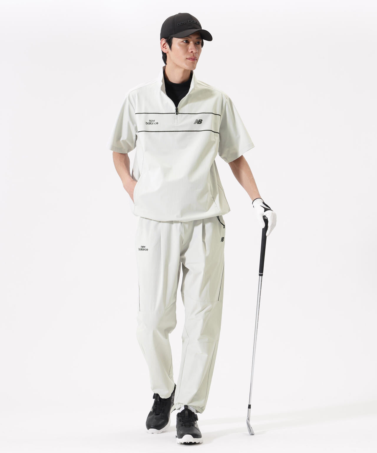 ジャージー ワイド ジョガーパンツ (MENS)