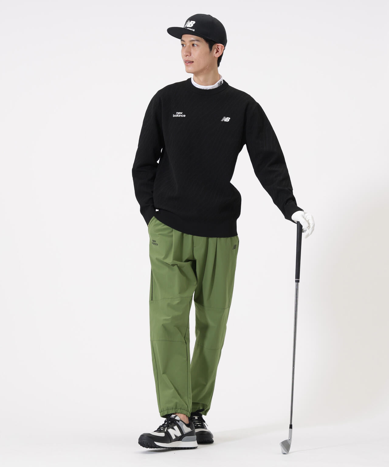 ジャージー ワイド ジョガーパンツ (MENS)