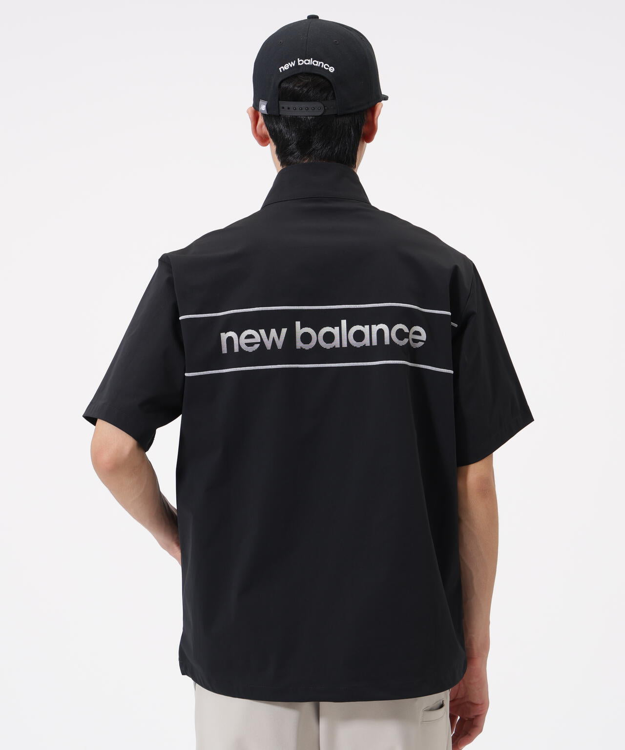 ハーフスリーブ スタンドジップ プルオーバー (MENS)