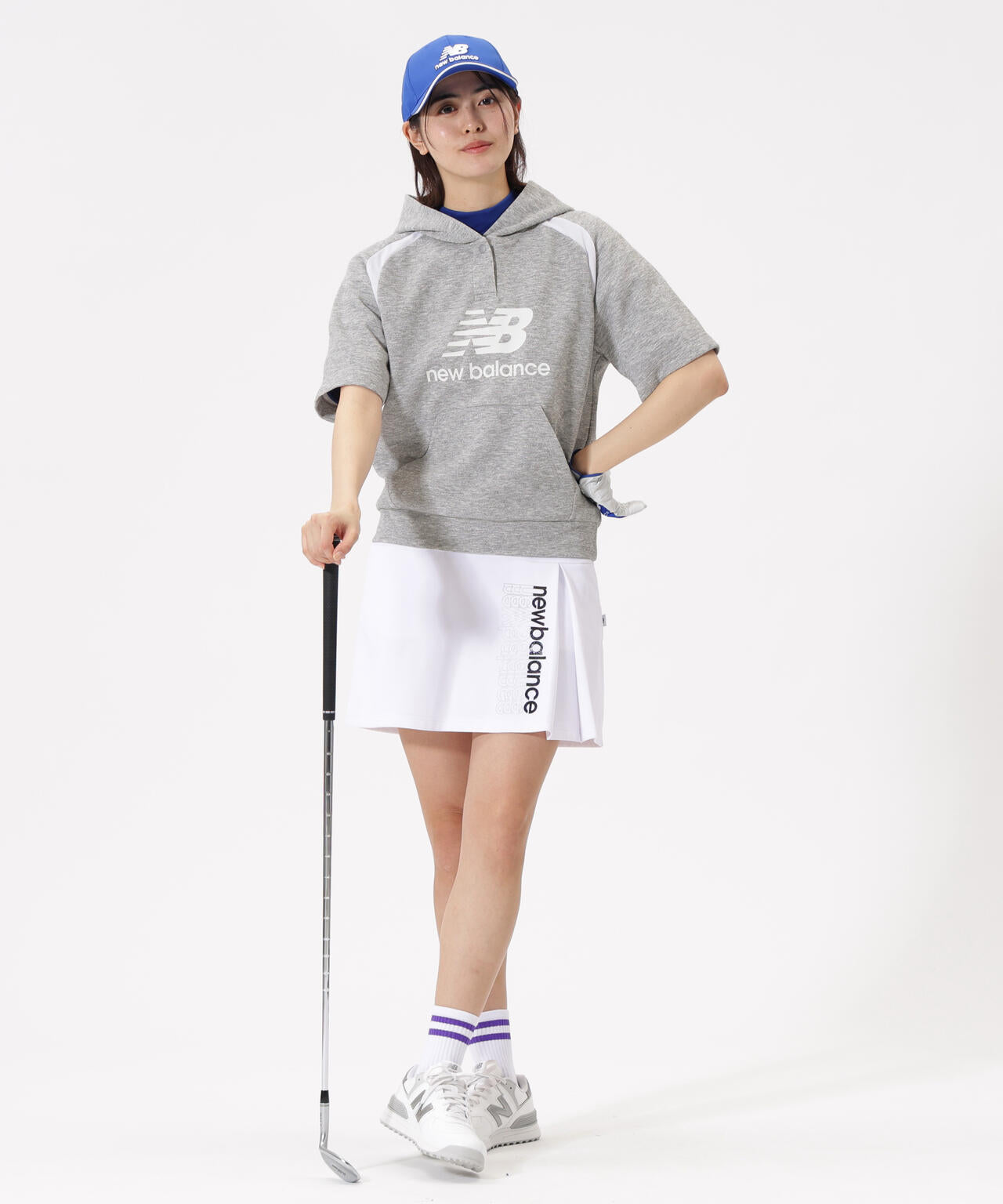 ハーフスリーブ スウェット プルオーバー フーディー (WOMENS)