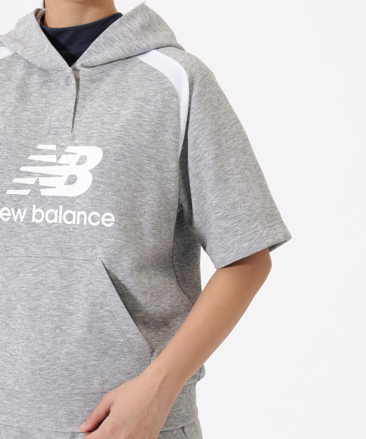 ハーフスリーブ スウェット プルオーバー フーディー (WOMENS)