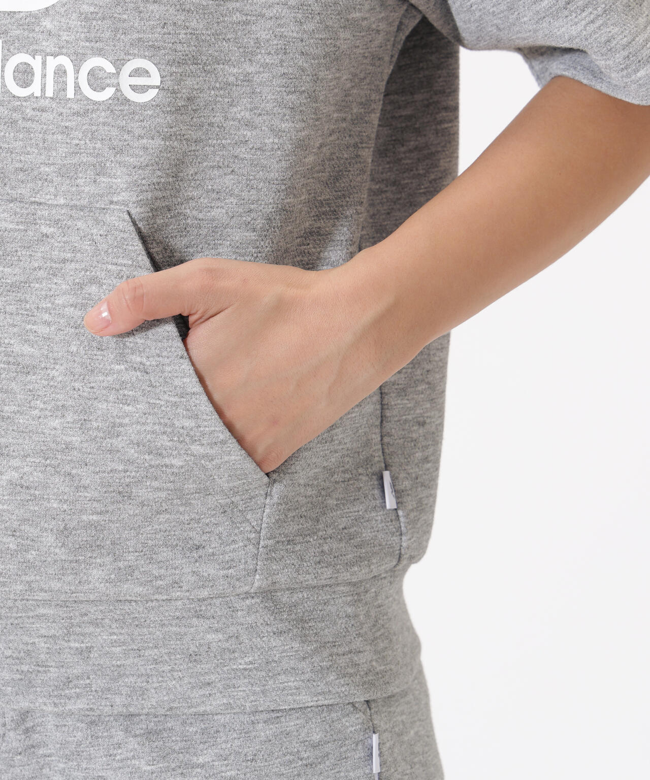 ハーフスリーブ スウェット プルオーバー フーディー (WOMENS)