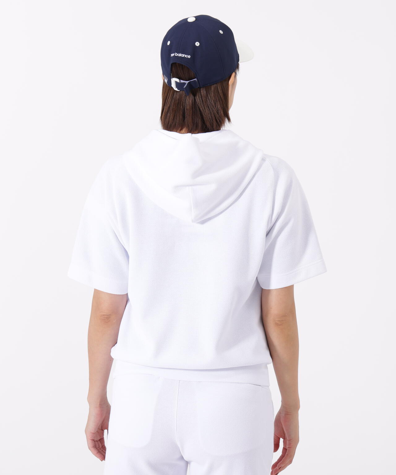 ハーフスリーブ スウェット プルオーバー フーディー (WOMENS)