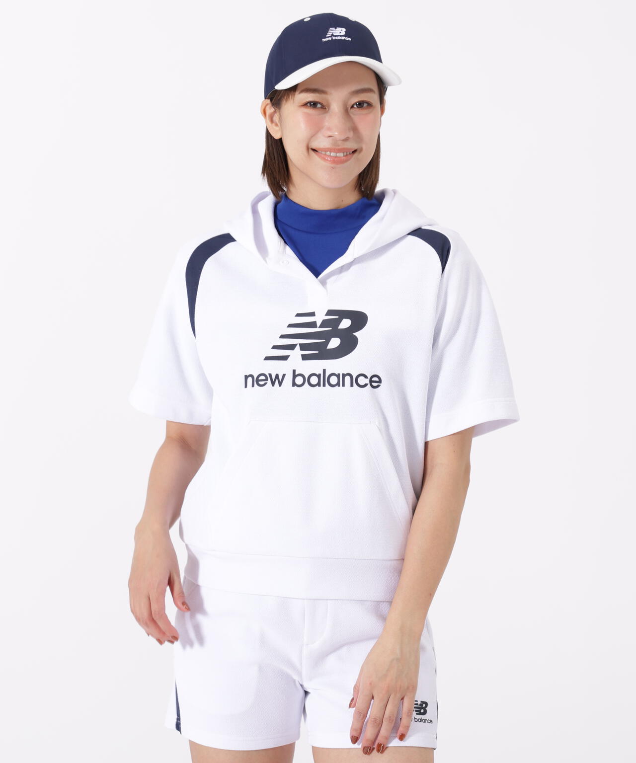 ハーフスリーブ スウェット プルオーバー フーディー (WOMENS)