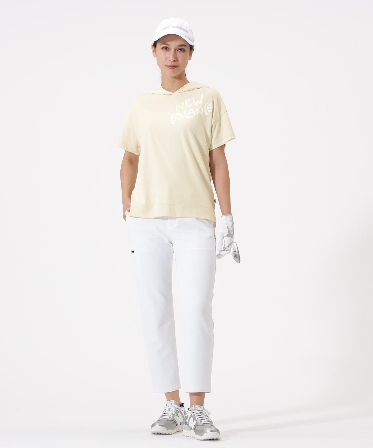 接触冷感 半袖 プルオーバー フーディー (WOMENS)