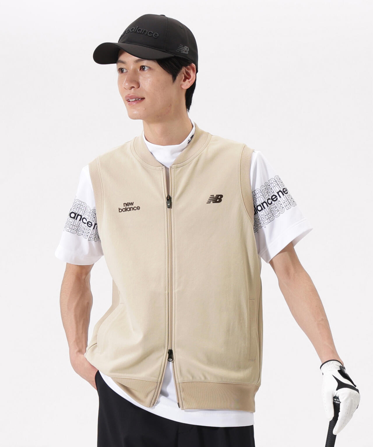 【直営店舗限定】スウェット フルジップ ベスト (MENS)