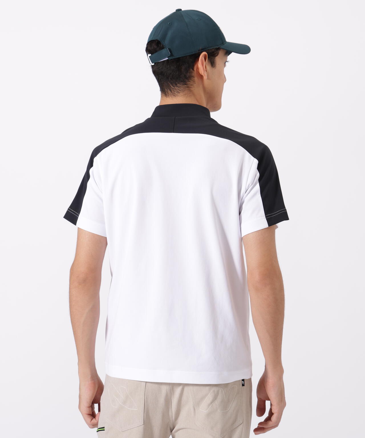 半袖 モックネック プルオーバー (MENS)
