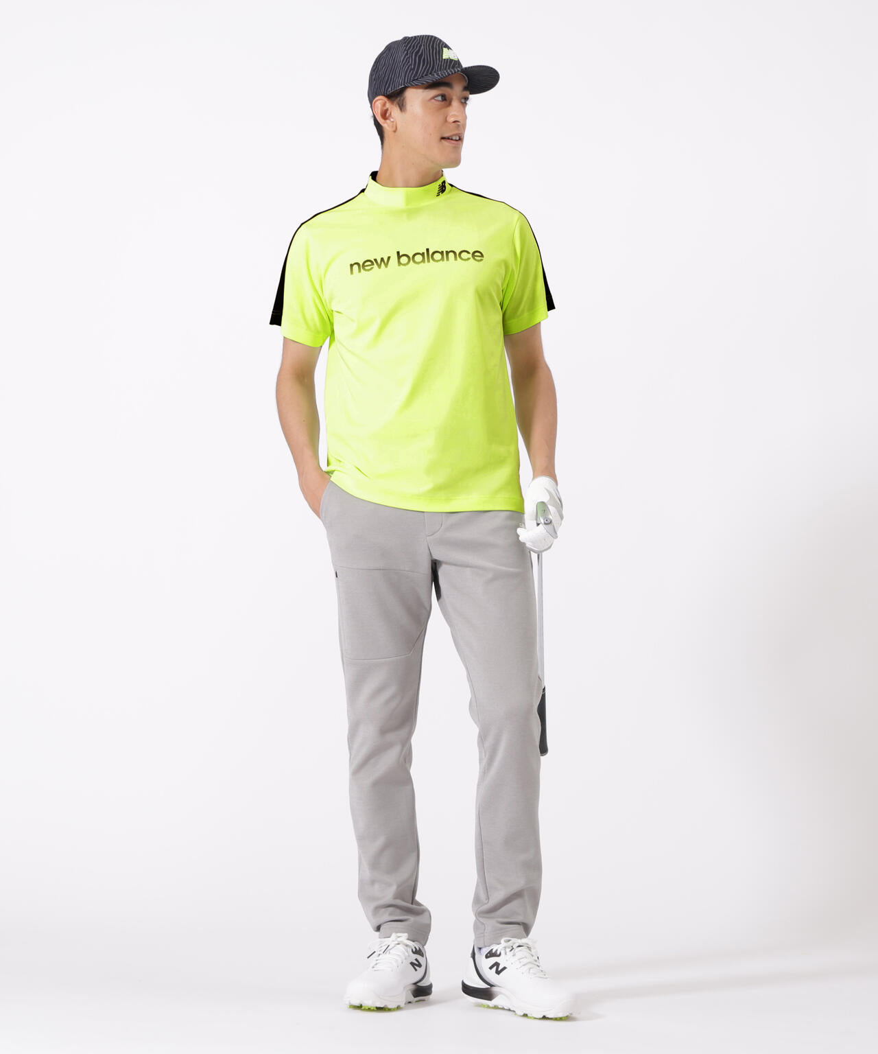 半袖 モックネック プルオーバー (MENS)
