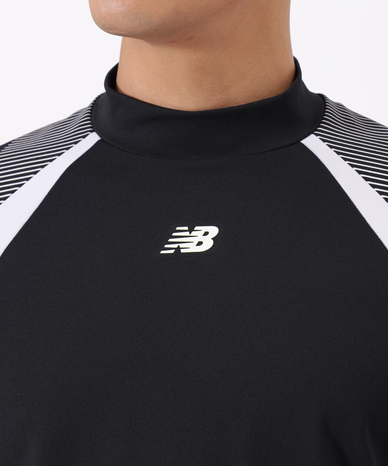 UV 防透 ストレッチ 半袖 モックネック プルオーバー (MENS)