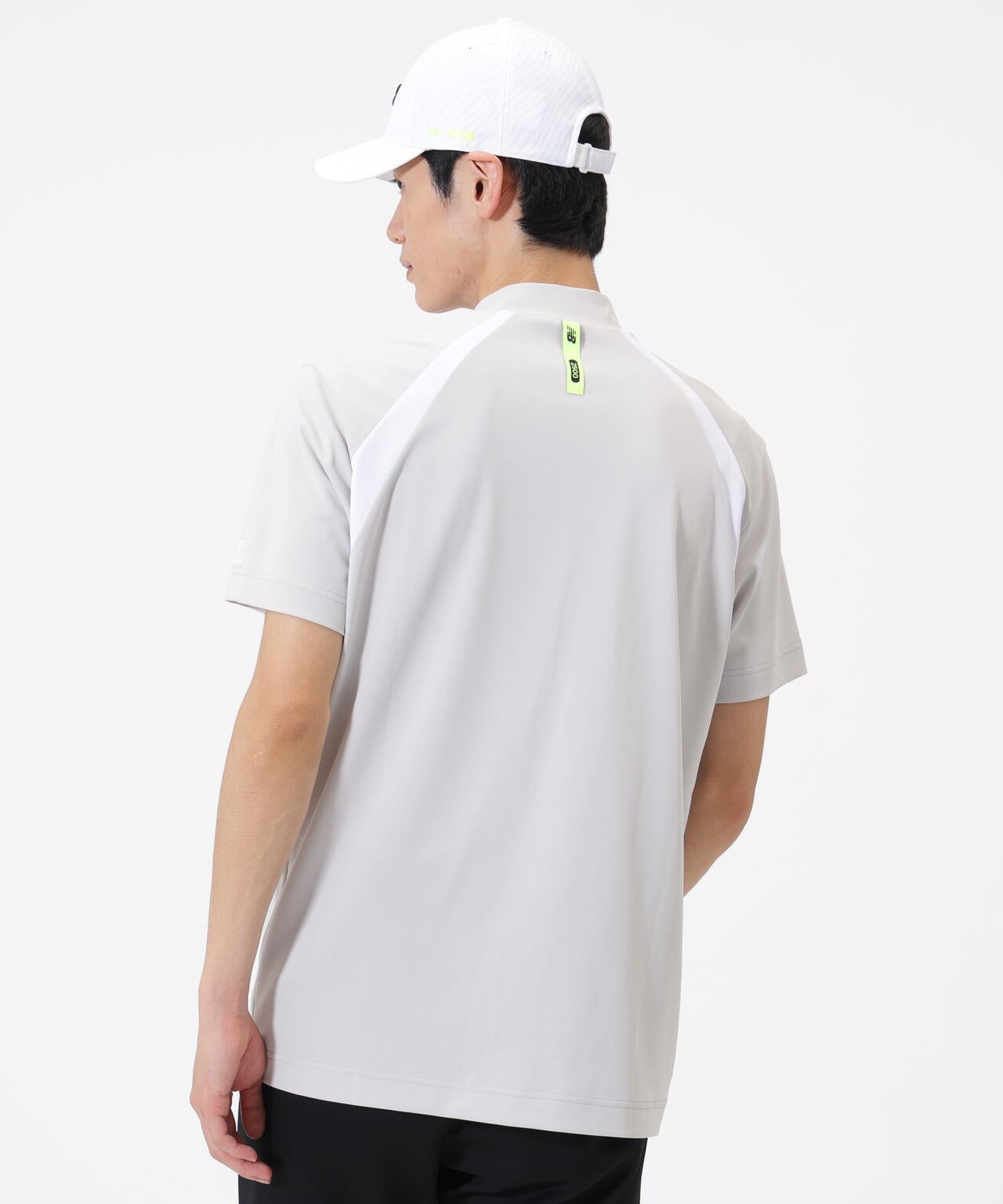 UV 防透 ストレッチ 半袖 モックネック プルオーバー (MENS)